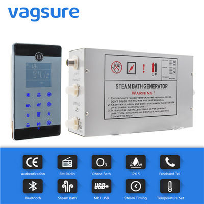 Chiny Wodoodporny sprzęt do kąpieli parowej IPX5 z ekranem dotykowym LCD / panelem sterowania Bluetooth dostawca