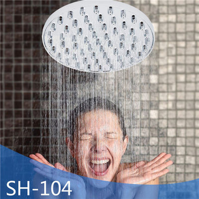 Chiny Głowica prysznicowa z deszczownicą oszczędzającą wodę / 5-calowa głowica prysznicowa Sliver Color dostawca