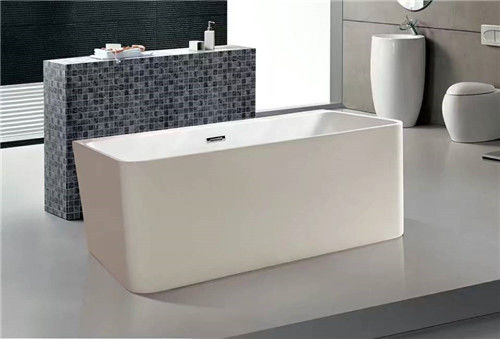 Chiny Indoor Seamless Rectangular Freestanding Bathtub Scratches / Stains Resistant dostawca