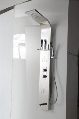 Chiny Wielofunkcyjne kolumny prysznicowe Rozmiar panelu 1500 * 220 * 460 mm Powierzchnia lustrzanego efektu dostawca