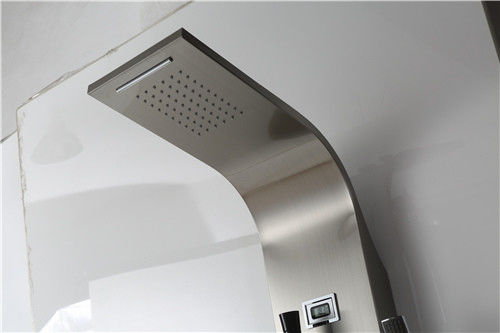 Chiny Łatwy w instalacji panel prysznicowy do masażu, cyfrowy wyświetlacz Panel prysznicowy termostatyczny dostawca